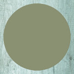 Groene, vaste kleur ronde kartonnen onderzetter<br><div class="desc">Sage Green Solid Color. Een verfijnde moderne groene salie die natuurlijke elegantie uitstraalt. Deze kleur legt de essentie van een schaduwrijke bosbodem vast. Perfect voor mensen die op zoek zijn naar een rustige aardse sfeer. Deze verfijnde tint past naadloos in zowel moderne als klassieke esthetiek. Omarm de ingetogen schoonheid van...</div>