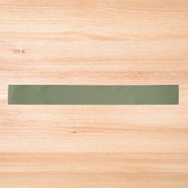 Groene, vaste kleur satijnen lint