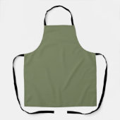 Groene, vaste kleur schort (Voorkant)