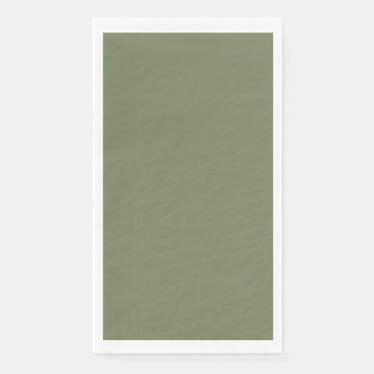 Groene, vaste kleur servet (Voorkant)