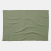 Groene, vaste kleur theedoek (Horizontaal)