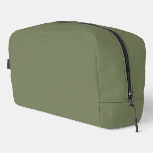 Groene, vaste kleur toilettasje (Rechterhoek)