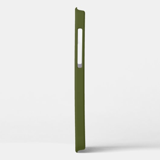 Groene, vaste kleur voor het leger Case-Mate iPhone case (Achterkant / Links)