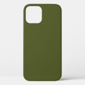Groene, vaste kleur voor het leger Case-Mate iPhone case (Achterkant)