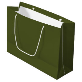 Groene, vaste kleur voor het leger groot cadeauzakje