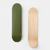 Groene, vaste kleur voor het leger persoonlijk skateboard (Voorkant)