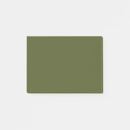 Groene, vaste kleur voor het leger post-it® notes