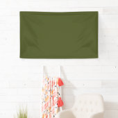 Groene, vaste kleur voor het leger spandoek (Insitu)