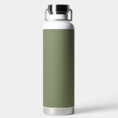 Groene, vaste kleur waterfles (Achterkant)