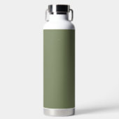Groene, vaste kleur waterfles (Voorkant)