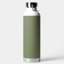 Groene, vaste kleur waterfles
