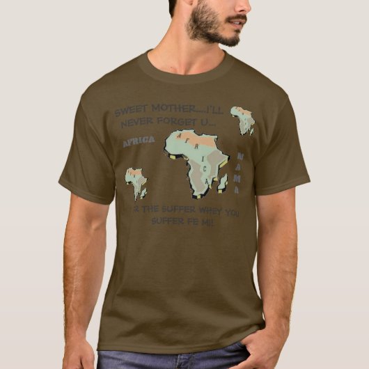 GROENE VASTE MOEDERLANG T-SHIRT (Voorkant)