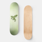 Groene vechtende draak persoonlijk skateboard (Voorkant)