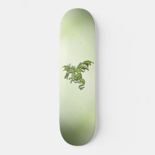 Groene vechtende draak persoonlijk skateboard