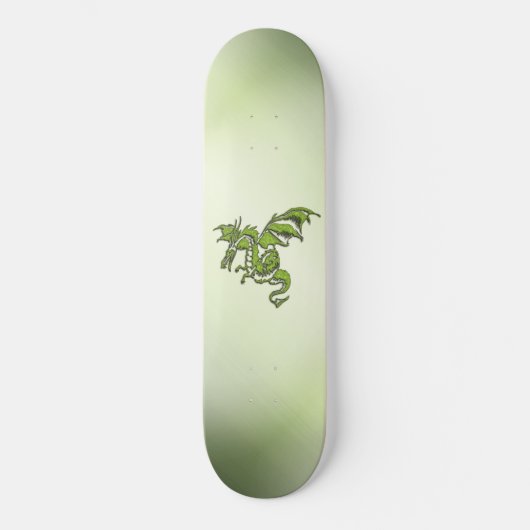 Groene vechtende draak persoonlijk skateboard (Voorkant)