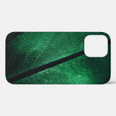 Groene veer, mooie patroontextuur. Case-Mate iPhone case (Achterkant (horizontaal))