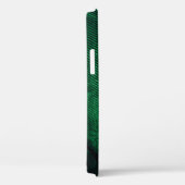 Groene veer, mooie patroontextuur. Case-Mate iPhone case (Achterkant / Rechts)