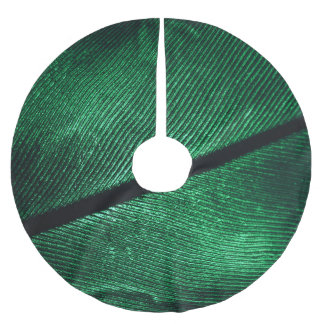 Groene veer, mooie patroontextuur. kerstboom rok