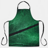 Groene veer, mooie patroontextuur. schort (Voorkant)
