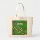 Groene velden grote tote bag (Voorkant)