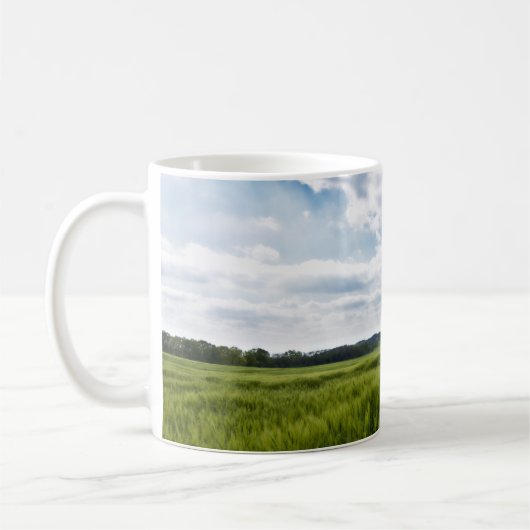 Groene velden koffiemok (Links)
