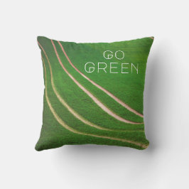 Groene velden kussen