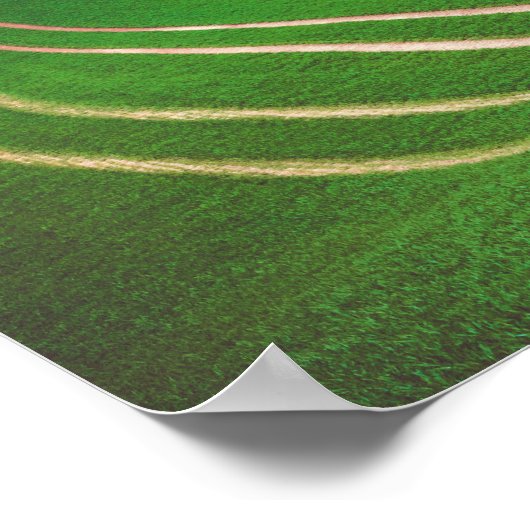 Groene velden poster (Hoek)