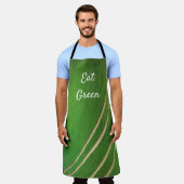 Groene velden schort (Gedragen)