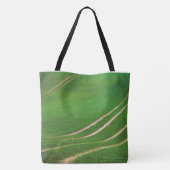 Groene velden tote bag (Achterkant)