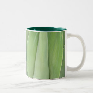 Groene Velvet-mok Tweekleurige Koffiemok