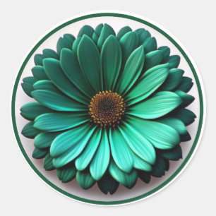 groene ventilator #1 ronde sticker