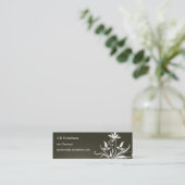 Groene ventilator - Gepersonaliseerd Mini Visitekaartje (Staand voorkant)