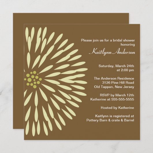 Groene ventilator op uitnodiging van de bruine bri (Voorkant / Achterkant)