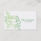 groene ventilator visitekaartje (Voorkant)