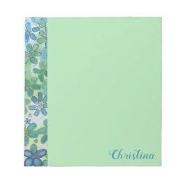 Groene ventilatorbrander op maat notitieblok