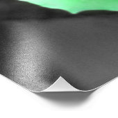 Groene ventilatorkop met donkere achtergrond (2) foto afdruk (Hoek)