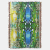 Groene Venus Scotties bij de vijver Deken (Voorkant Verticaal)