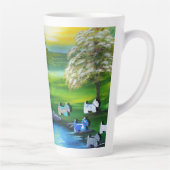 Groene Venus Scotties bij de vijver Latte Mok (Rechts)