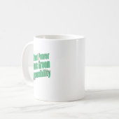 Groene Verantwoordelijkheid Koffiemok (Voorkant links)