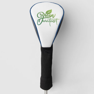 Groene verbintenis golfheadcover