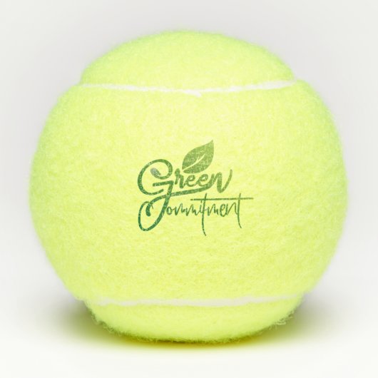 Groene verbintenis tennisballen (Voorkant)