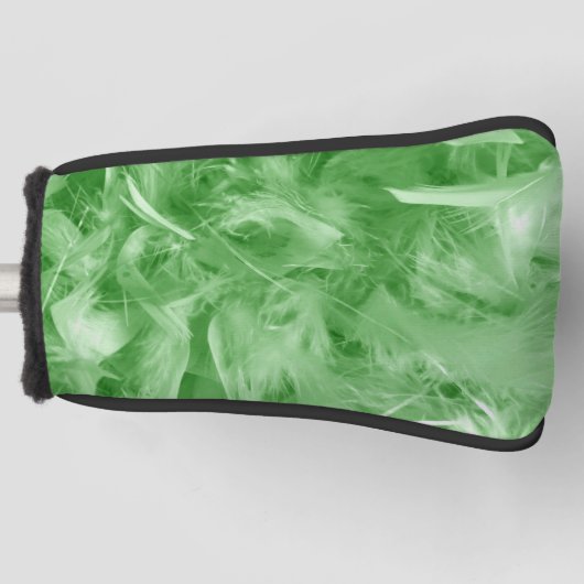 Groene Veren Golfheadcover (Voorkant)