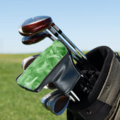 Groene Veren Golfheadcover (Insitu)