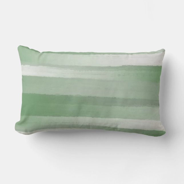 Groene verf lijnpijp kussen (Voorkant)