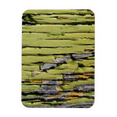 Groene verf pellen op weed Barn Wood Magneet (Verticaal)