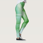 Groene verf Splatter #2 Leggings (Rechts)