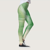 Groene verf Splatter Leggings (Rechts)