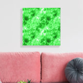 Groene Verkreukelde Textuur Canvas Afdruk (Insitu (Woonkamer))