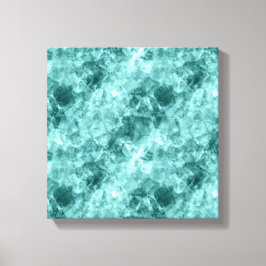Groene Verkreukelde Textuur Canvas Afdruk