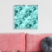 Groene Verkreukelde Textuur Canvas Afdruk (Insitu (Woonkamer))